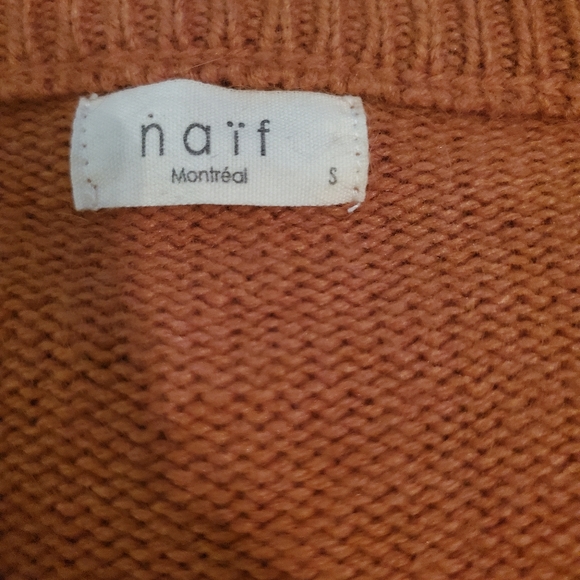 NAIF knit wool blend sweater - Picture 2 of 3